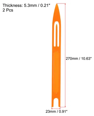 Produktbild von Netznadel Schiffchen 10# 2 ¡Á Paket Fischernetz Reparatur Linie Kit Ausbessern Orange
