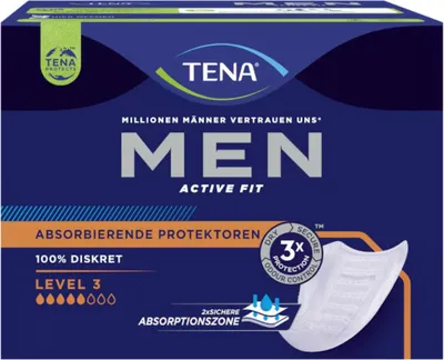 Obrázok produktu pre Tena Men Active Fit Level 3 inkontinenčné vložky 6X16ks