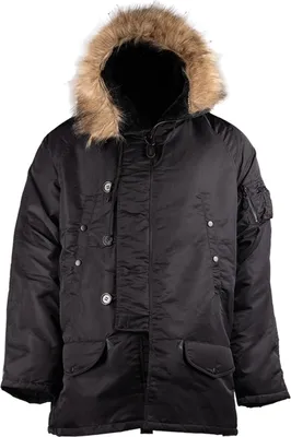 Produktbild von US Fliegerparka N3B schwarz, 3XL