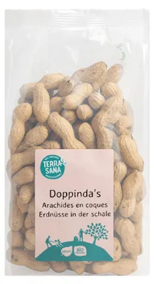 ORZESZKI ZIEMNE PRAŻONE W ŁUPINACH BIO 330 g - TERRASANA