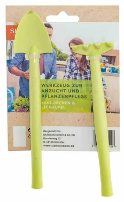 Image de SIENA GARDEN Set d'outils de repiquage (râteau & pelle)