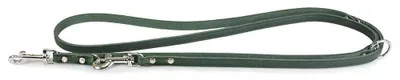 Produktbild von Das Lederband Hunde Führleine Weinheim Hunting Green, Maße: 110 cm / 12 mm