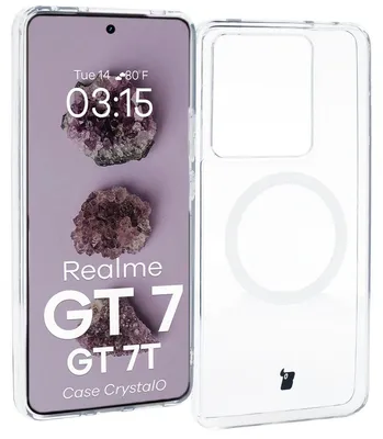 Produktbild von Bizon Case CrystalO Magnetic Realme GT 7 / 7T klar