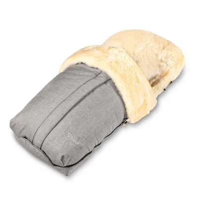 Produktbild von Fellhof Kinderwagen-Fellsack Lammfell-Fußsack Cortina black-melange