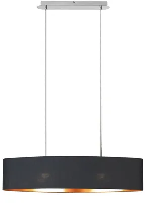 Zdjęcie produktu dla Żyrandol Monica popielaty 2xE27x40W metal wym:97x78x78cm IP20 Rabalux