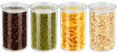 Produktbild von Glasbehälter für Vorräte, 1000 ml, geeignet für Mikrowelle und Geschirrspüler