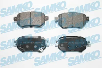 Produktbild von SAMKO Bremsbeläge Satz Hinten Bremsklötze für MAZDA 6 Kombi (GJ, GL) 5SP2109