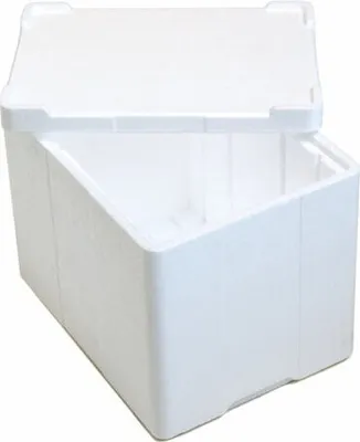 Produktbild von 80x Isolierboxen mit Deckel aus Styropor EPS 400 x 300 x 339 mm 23,2 Liter