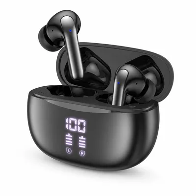 Produktbild von Übersetzer Kopfhörer ohne Internet, AI Echtzeit Übersetzung, 164 Sprachen, Bluetooth 5.4, ENC Noise Cancelling, Smart Earbuds