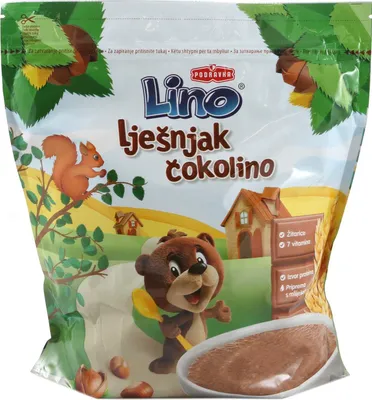 Produktbild von 2 x Lino Cokolino Podravka Instatflocken Schokolade mit Haselnuss 2 x 500 gr