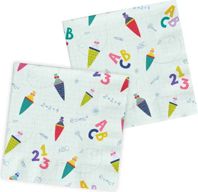 Produktbild von 20 Einschulung Servietten 33cm