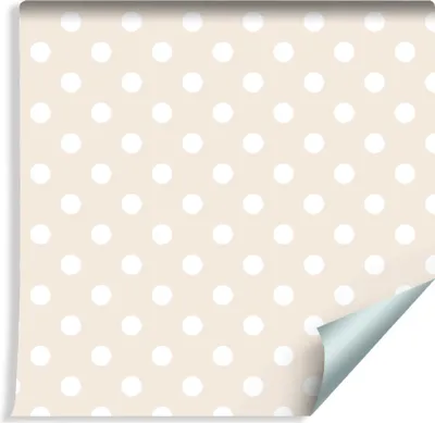 Immagine prodotto di rotolo di VLIES WALLPAPER da 10 m Geometria classica retrò a pois XXL