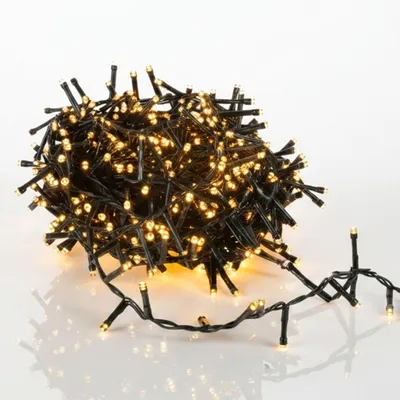 Produktbild von LED Lichterkette extra warm weiß - 11 m / 560 LED - Weihnachtsbeleuchtung für Außen und Innen