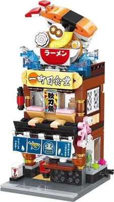 Produktbild von QMAN 28004 City Corner Bausatz Sushi Restaurant