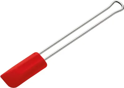 Obrázok produktu pre Küchenprofi škrabka na cesto mini červená farba z nehrdzavejúcej ocele a silikónu
