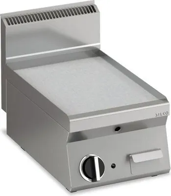 Immagine prodotto di Piastra per griglia elettrica KBS, acciaio inox liscio, superficie 396 x 555 mm, 1 zona di riscaldamento