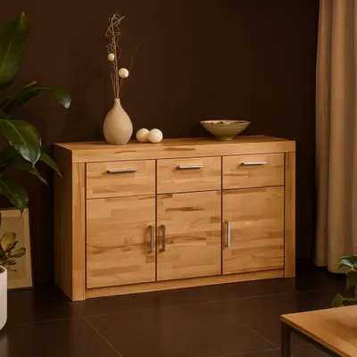 Produktbild von Anrichte Sideboard Schubladenkommode Kernbuche teilmassiv #3837