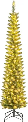 Zdjęcie produktu dla 180 cm Sztuczna choinka z lampkami LED