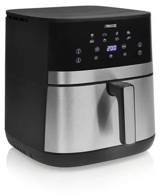 Obrázok produktu pre Princess 182474, Teplovzdušná fritéza, 7 L, 80 °C, 200 °C, Samostarný, Čierna, Nerezová oceľ