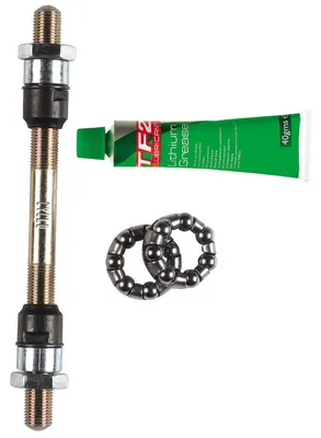 Produktbild von Reparatur Achse Chromoly 9.0 x 140 mm mit Kugelringe und Fett