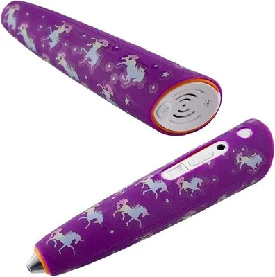 Produktbild von Silikonhoes für Stift - Einhornmuster lila