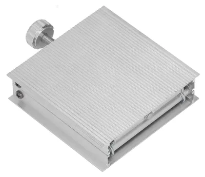 Laborhebeplattform, 90 mm Hub, 30 kg, silber, Tischmontage