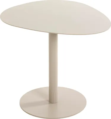 Productafbeelding van HAKU bijzettafel Kaschmirgrijs - Metaal, B/H/D: 51x42x41 cm