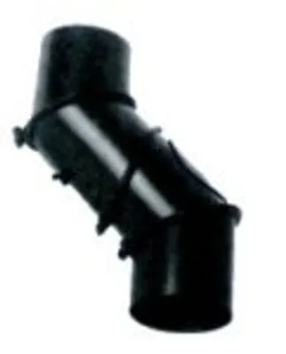 Produktbild von FireFix Universal-Ofenrohrbogen Ø 130 mm, 4-teilig, schwarz
