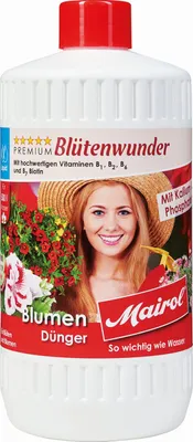 Produktbild von MAIROL Blumen-Dünger Liquid 1000 ml Blütenwunder 44100