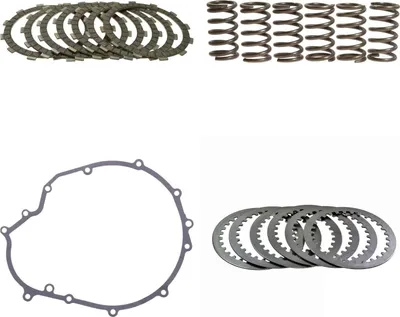 Image de Embrayage complet avec ressorts à lamelles, joint et rondelles pour Kawasaki EN 500 C, année de construction 1996-2003, de pamoto - Neuf
