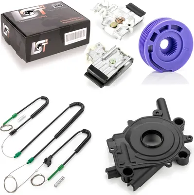 Produktbild von Fensterheber Reparatur Satz + Gehäuse Vorne Links Für Vw Golf 3 Iii 2/3 Türig
