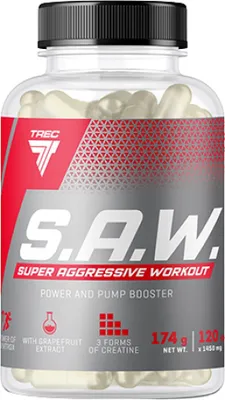 Produktbild von Trec Nutrition | S.A.W. Caps | Super Aggressive Pre-Workout