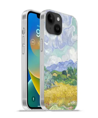 Produktbild von MuchoWow® Handyhülle Schutzhülle Hülle für Apple iPhone 14 - Softcase Weizenfeld mit Zypressen - Vincent van Gogh Silikon Softcase Handy Hülle - Mobiltelefonhülle