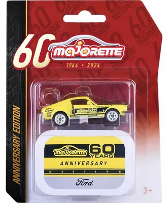 Produktbild von Majorette Ford Mustang Fastback Spielzeugauto Gelb Anniversary Edition