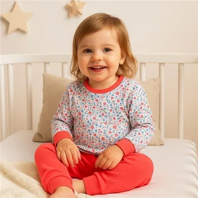 Immagine prodotto di Pigiama per neonati in cotone New Baby con motivi floreali, taglia 92/98