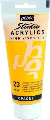 Immagine prodotto di Pittura acrilica coprente - Giallo cadmio - 100 ml