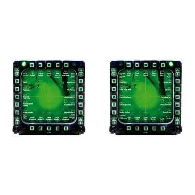 Produktbild von Thrustmaster MFD Cougar Pack, Joystick, PC, Kabelgebunden, USB, Schwarz, Kabel