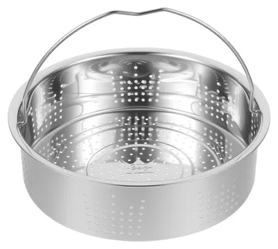Produktbild von Dampfgarer Einsatz Edelstahl 304, Dmpfeinsatz für Topf 20 cm Dünsteinsatz für Tpf Edelstahl Gareinsatz für Tpfe Kochtpfe Schnellkochtopf Dünsten von Gemüse Früchte Eier (Silbrig)
