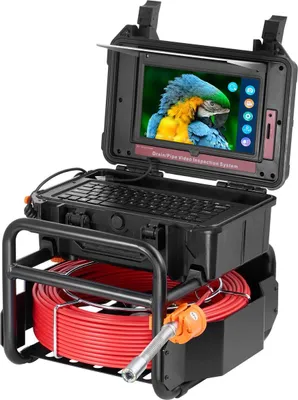 Produktbild von Kanalisation Kamera 165 ft/50 m Selbstnivellierende Abflusskamera mit 10,1-Zoll-Touchscreen