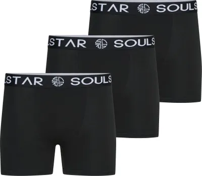 Produktbild von SOULSTAR Herren Boxershorts MUBOXER3 Basic Herren Unterhosen Unterwäsche Extra Weiches Material Männer