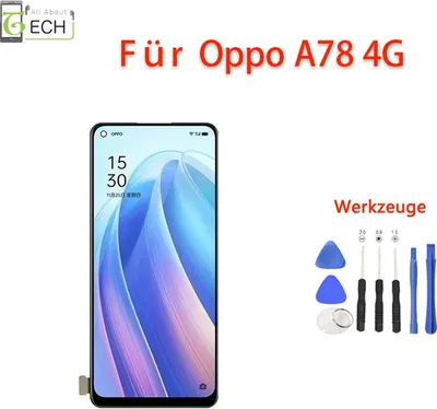 Produktbild von Für Oppo A78 4G CPH2565 LCD Display mit Rahmen Touch Screen Bildschirm