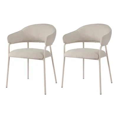 Two chairs are shown side-by-side against a white background.