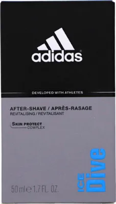 Produktbild von Adidas Ice Dive Aftershave Revitalisierendes Rasierwasser 50ml Erfrischt und Schützt