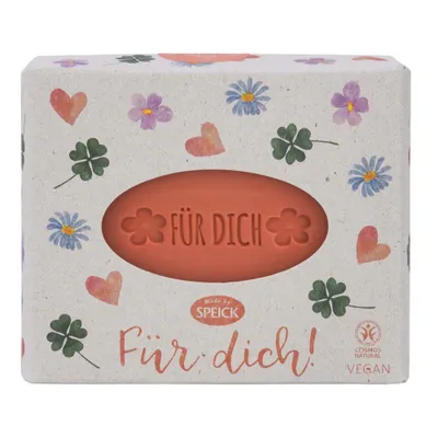 Produktbild von Speick Geschenkseife „Für dich!“ – Bio Pflanzenölseife Blutorange, 120g