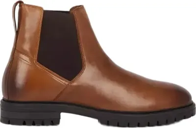 Immagine prodotto di Mantaray - Stivaletti da uomo "Premium", pelle DH1261 (47 EU) (marrone chiaro)
