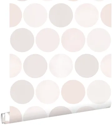 Obrázek produktu pro ESTAhome tapeta velké tečky světle růžová 53 cm x 10,05 m