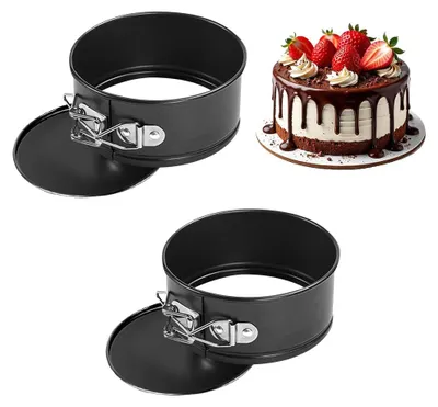 Mini-Taartformen 2er Set, 12 cm, antihaftbeschichtet, rund