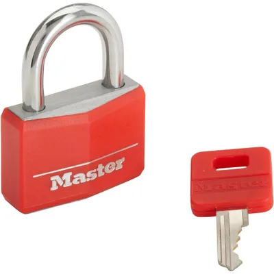 Image de Cadenas à clé en aluminium, MASTERLOCK, l.40 mm