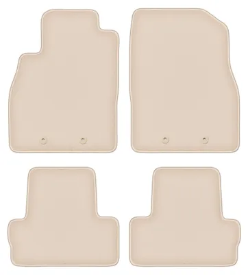 Productafbeelding van Velours automatten voor Opel Ampera I 2012-2017 (hatchback) – 4-delig, beige, op maat – Wielganizator FORTUNA