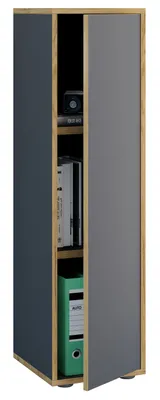 Immagine prodotto di Armadio dell'ufficio del gabinetto dell'ufficio di legno di archivio di archivio Salia 3-fold Larghezza 30 cm Porta di tornitura
